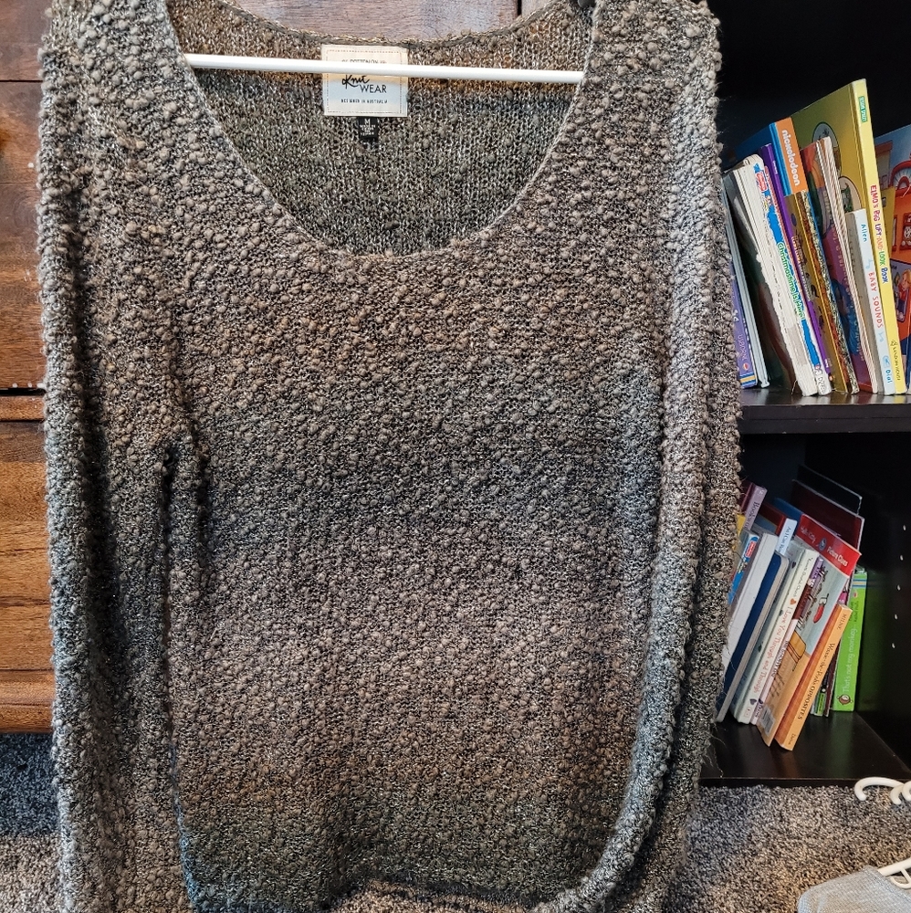 Gray sweater